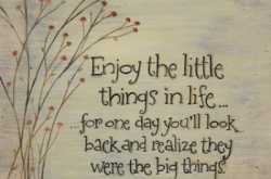 Little things we miss, Little thing that Counts..