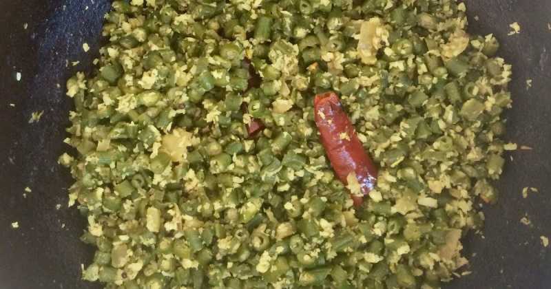 Long Beans Stir Fry | Pacha Payar Thoran - Kerala Style