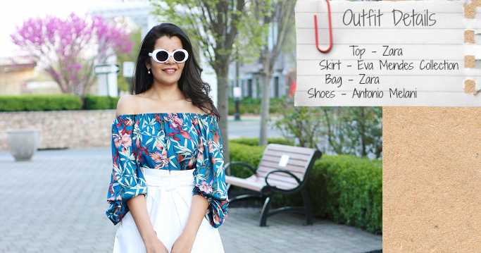 Lookbook : Eva Mendes Paper Bag Waist Skirt