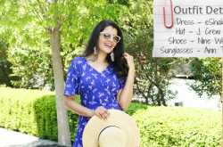 Lookbook : Lillies Of The Valley Print Dress