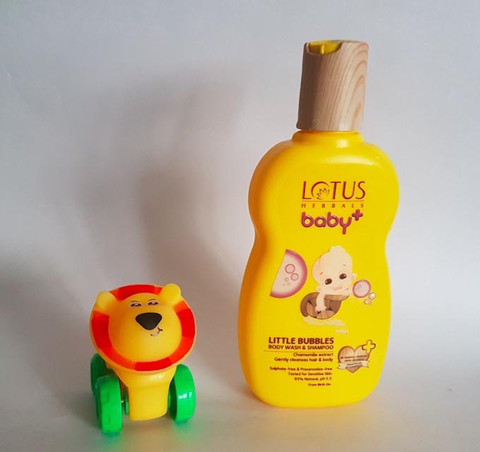Lotus Herbals Baby+ Little Bubbles Body Wash & Shampoo Review - Indian Beauty Hub