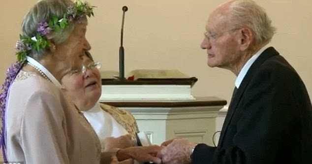 Lovers Married After 60 Years