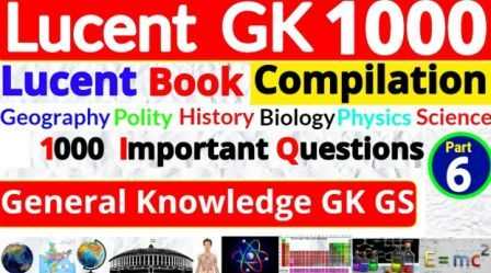 Lucent General Knowledge Pdf In Hindi Download - Lucent GK In Hindi Pdf