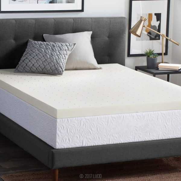 Lucid 3 Inch Ventilated Memory Foam Mattress Topper Review - Review 10s