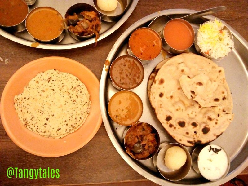 Lunch Thali At Sukh Sagar Vegetarian Restaurant, Koramangala, Bangalore - A Review - Tangy Tales