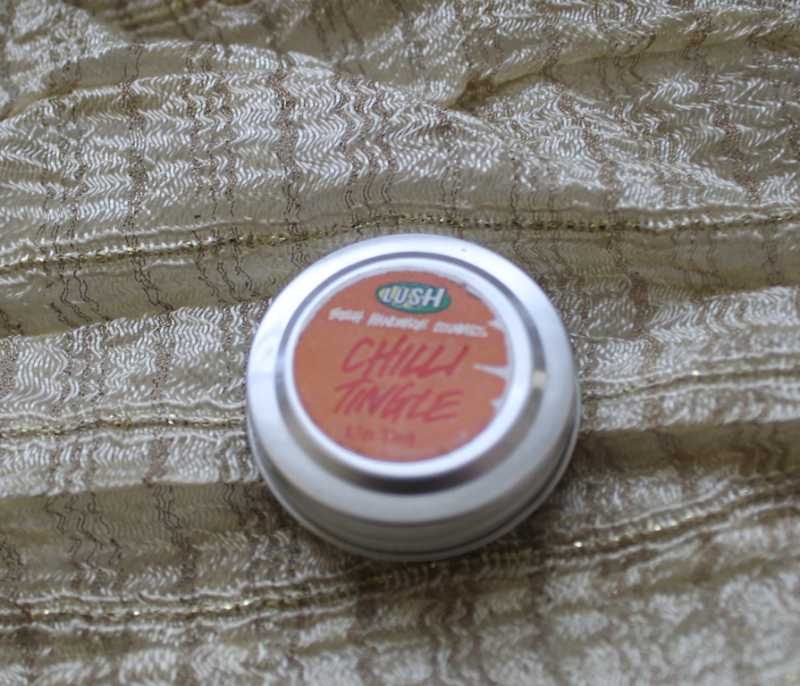 Lush Chilli Tingle Vegan Lip Tint - Swatch And Review And A Glossy Box Giveaway By Krupa