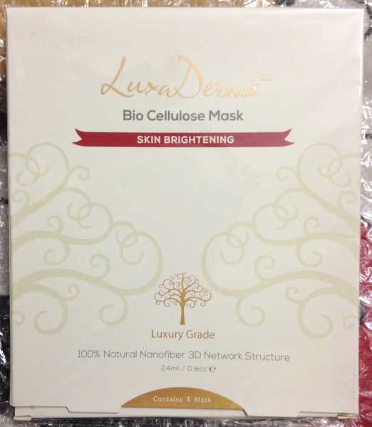LuxaDerme Bio Cellulose Skin Brightening Mask