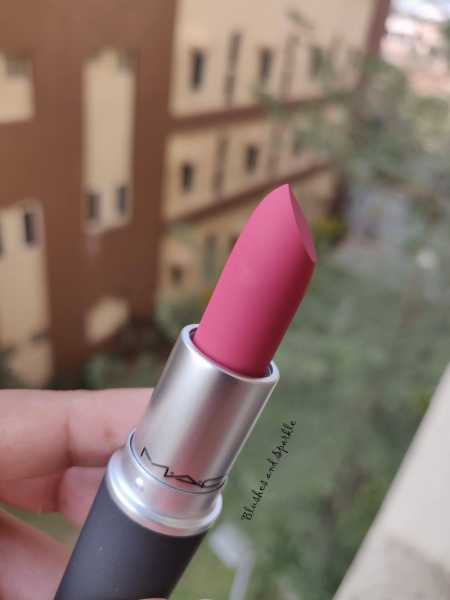 MAC Cosmetics Powder Kiss Lipstick In 301 A Little Tamed - Swatches And FOTD
