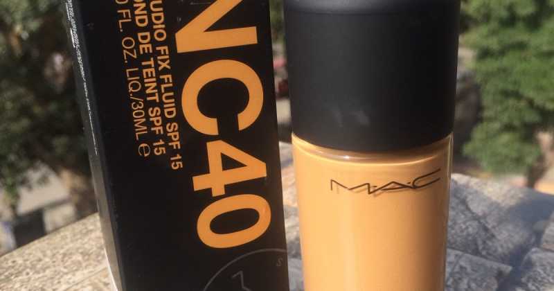 MAC Studio Fix Fluid Foundation NC 40 