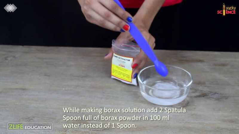 MAKE SLIME ACTIVATOR (BORAX SOLUTION) WITH 4 GMS BORAX IN 100 ML WATER - Slime,Science Kits,Science Experiments, Videos For Kids