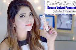 MAYBELLINE DREAM VELVET FOUNDATION - DEMO & REVIEW