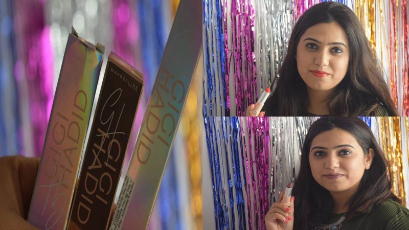 MAYBELLINE X GIGI HADID COLLECTION INDIA REVIEW -WORTH BUYING?