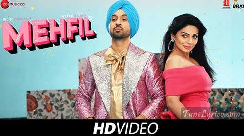 MEHFIL LYRICS - Shadaa | Diljit Dosanjh | Tune Lyrico