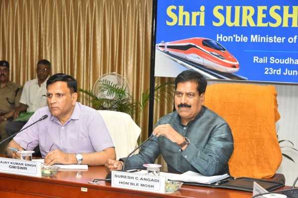 MOS Railways Angadi Stresses For More Infra Development For Belagavi - All About Belgaum