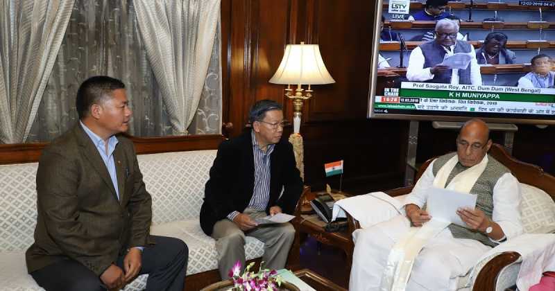 MPs Meet Minister Of Home Affairs In New Delhi - 