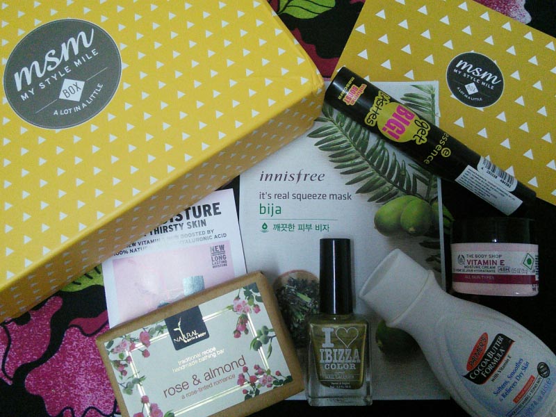 MSM Box ( My Style Mile) November 2016 Review #Wow
