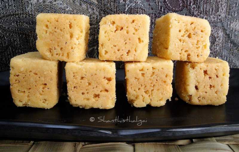 MYSORE PAK RECIPE / MYSORE PAK POROUS RECIPE