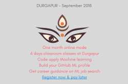Machine learning workshop at Durgapur - 1 month foundations   4 days w | Workshops for engineering colleges | India | Robotics 