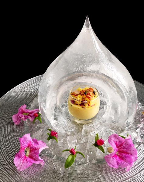 Magical Tear Drop Rasmalai Panacotta
