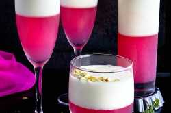 Mahalabia with Rose Jelly | Middle Eastern Milk Pudding | Video | Nish Kitchen