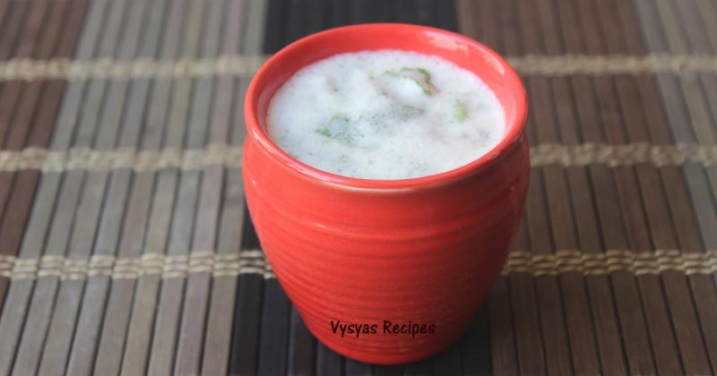  Majjiga (Andhra Spiced Butter Milk) - Neer More - Sambaram Recipe