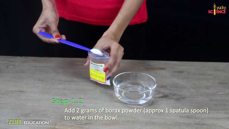Make Slime Activator (Borax Solution) With 2 Gms Borax In 100 Ml Water - Slime,Science Kits,Science Experiments, Videos For Kids