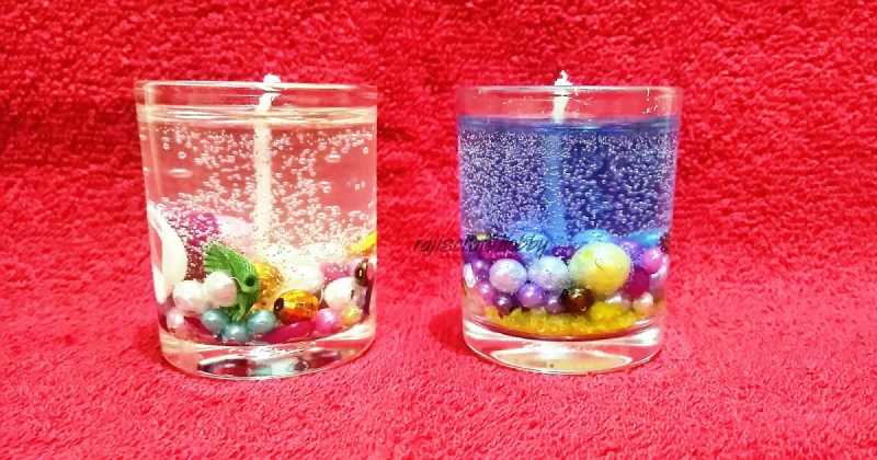 Make Your Own Ocean Gel Candles