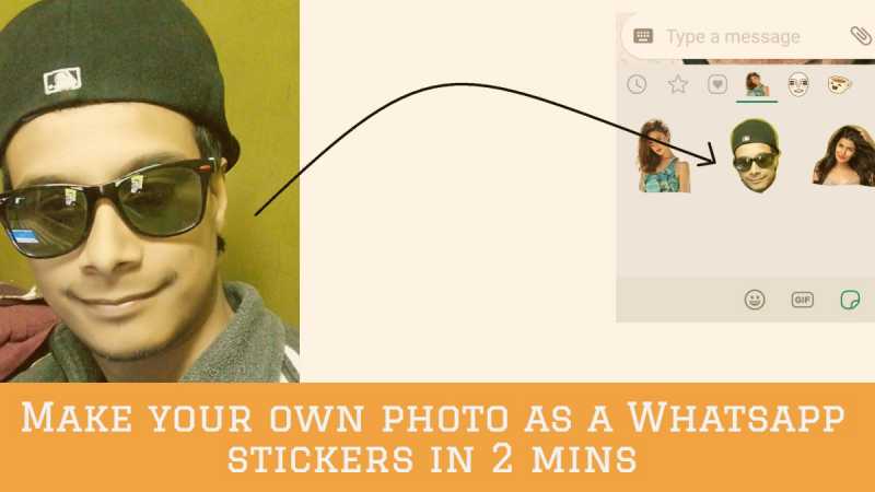 Make Your Own Photo As A Whatsapp Stickers In 2 Mins | Whatsapp Tutorial