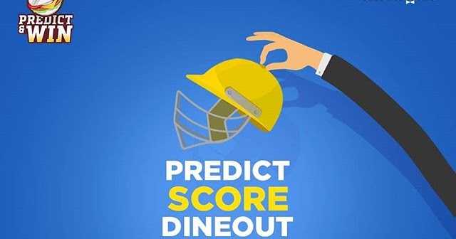 Make Your Predictions This IPL Season And Win This IPL Season On Dineout App
