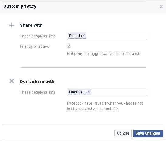 Make Yourself Less Noisy On Facebook With Lists And Audience Selector