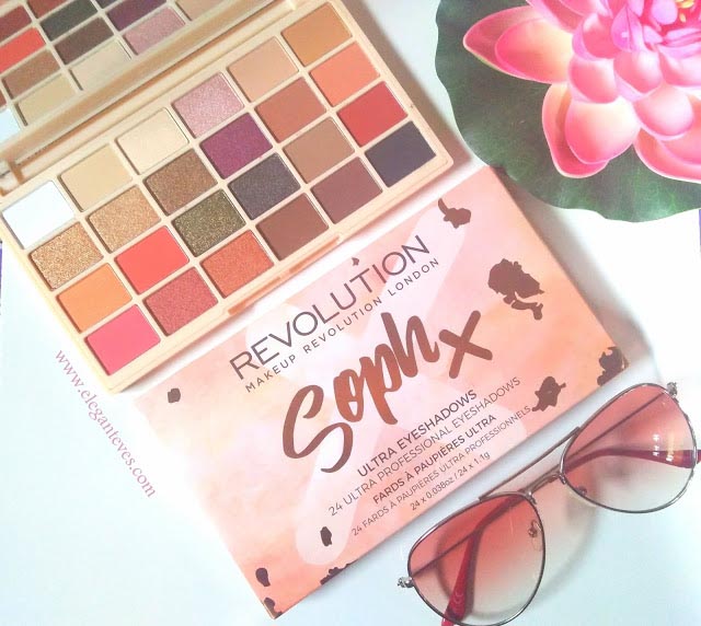 Elegant Eves: Makeup Revolution Soph X Eyeshadow Palette Review Swatches