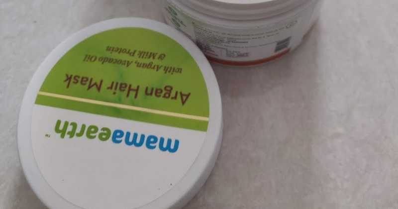 Mamaearth Argan Hair Mask Review - CG Friendly