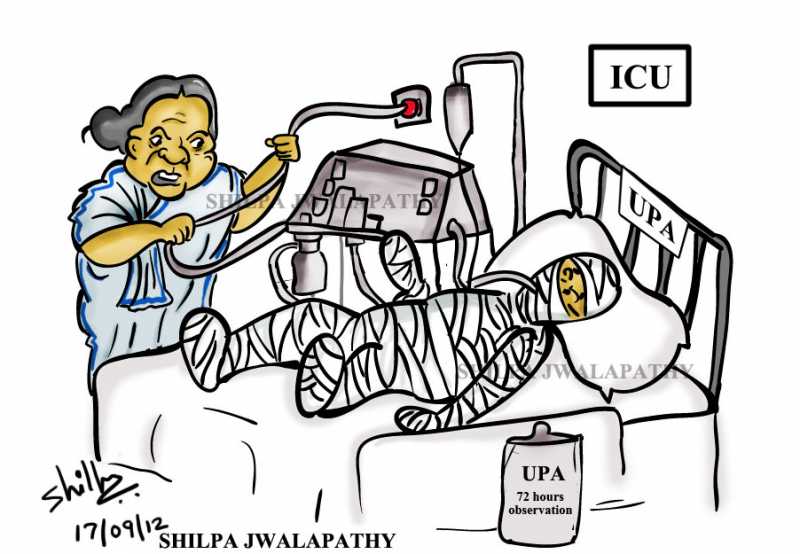 Mamata Threatens To Pull The Plug.