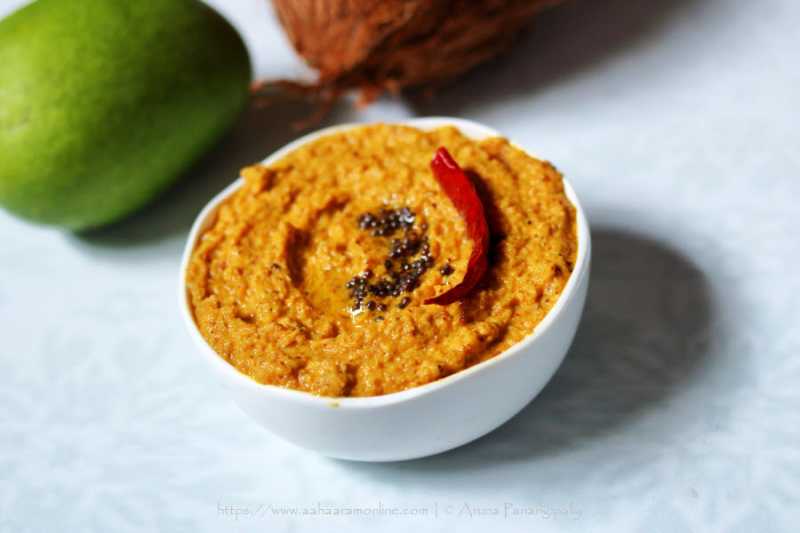 Mamidikaya Kobbari Pachadi | Andhra Raw Mango And Coconut » ãhãram