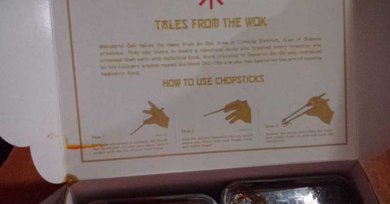 Mandarin Oak : Food Review