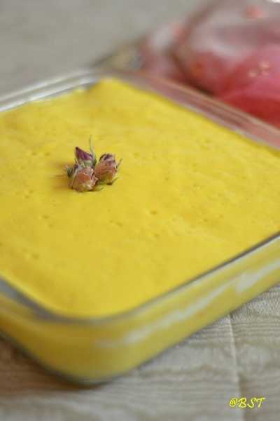 Mango Bread Pudding {No Cook!} - The Big Sweet Tooth