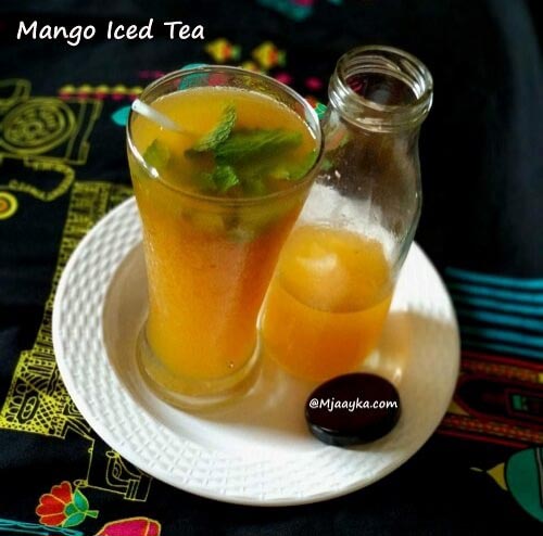 Mango Iced Tea Recipe (मैंगो आइस्ड टी), Healthy Mango Recipes In Hindi
