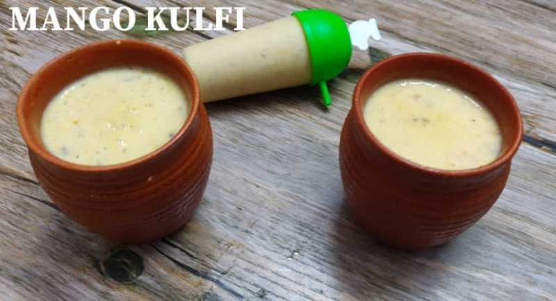 Mango Kulfi Recipe | How To Make Mango Kulfi - Nams Corner