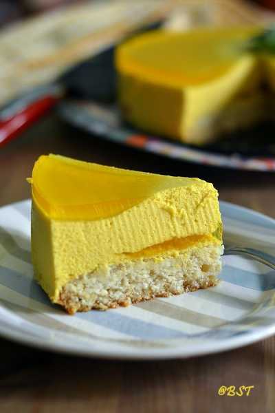 Mango Mousse Cake - The Big Sweet Tooth