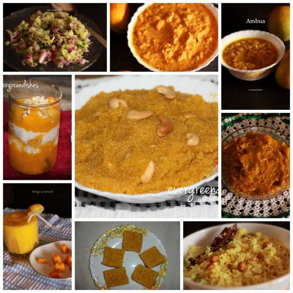 Mango Treats / Collection Of Mango Recipes - Ever Green Dishes