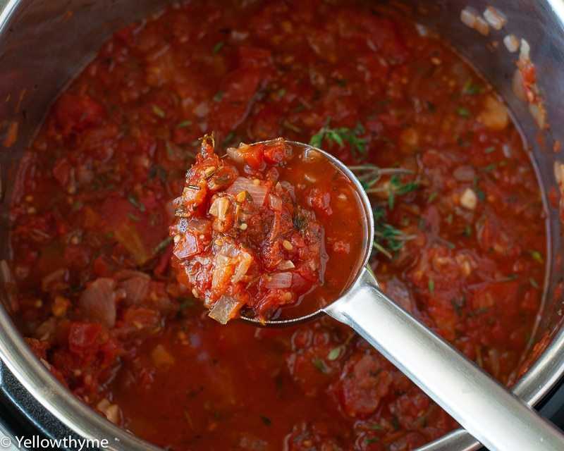 Marinara Sauce With Fresh Tomatoes - Instant Pot & Stove Top Recipe