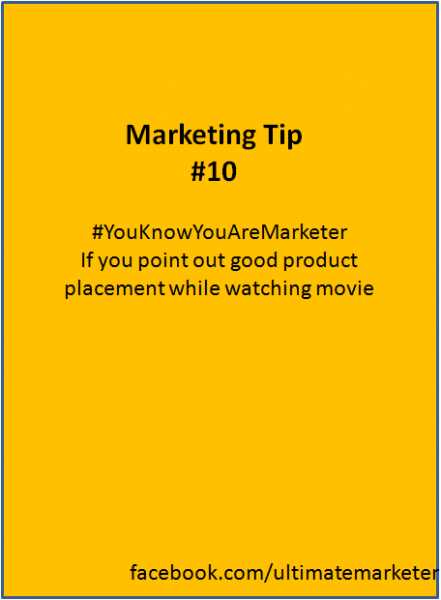 Marketing Tip #10