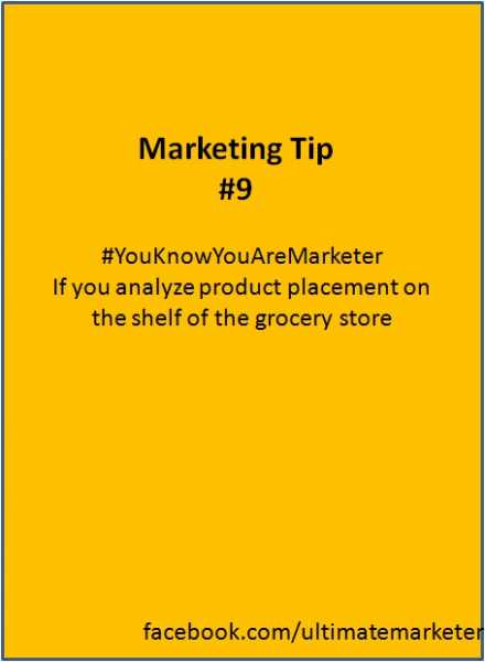 Marketing Tip #9