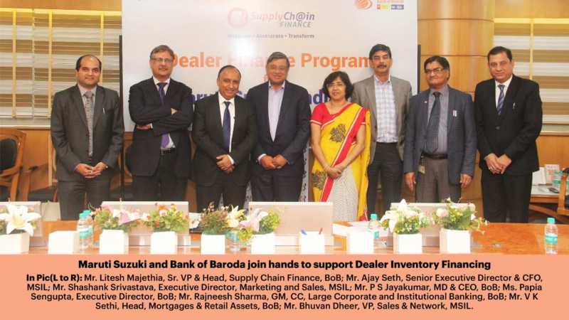 Maruti Suzuki Partners Up With Bank Of Baroda For Dealer Inventory Financing