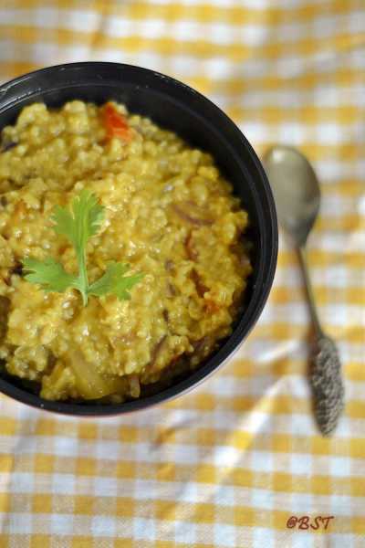 Masala Oats | Easy Savory Oats - The Big Sweet Tooth