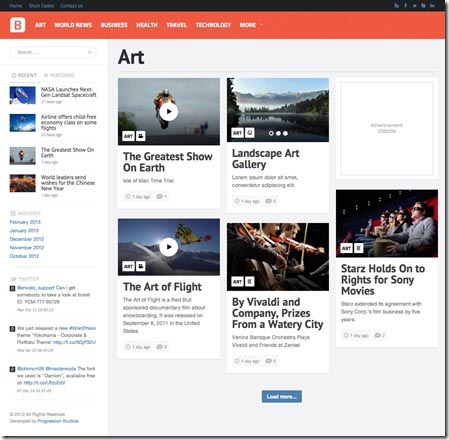 Mashable Like Wordpress Theme 2013 - Buffer Now