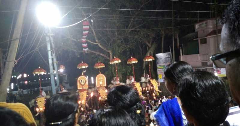 Massive Crowd At Peruvanam Pooram !