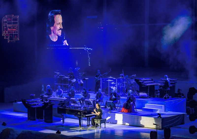Master Composer Yanni Dazzles At Al-Ula