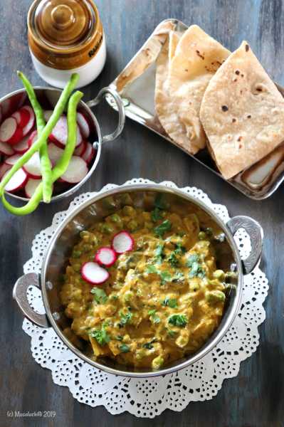 Matar Mushroom Ki Sabzi / Vegan Mushroom Peas Curry - Masalachilli - A Celebration Of Indian Vegetarian Cooking, With A Twist!