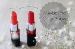 maybelline color show lipstick swatches